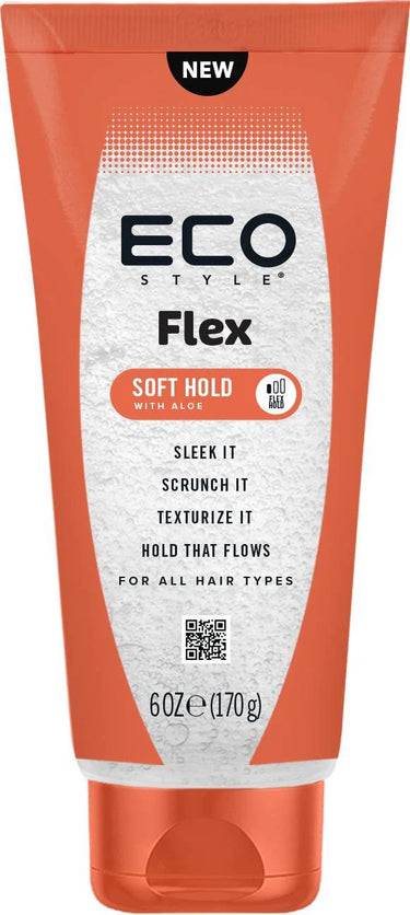 Eco Style Flex Soft Hold Styling Gel with Aloe (6 oz / 170 g) - ANNS BEAUTY SUPPLY